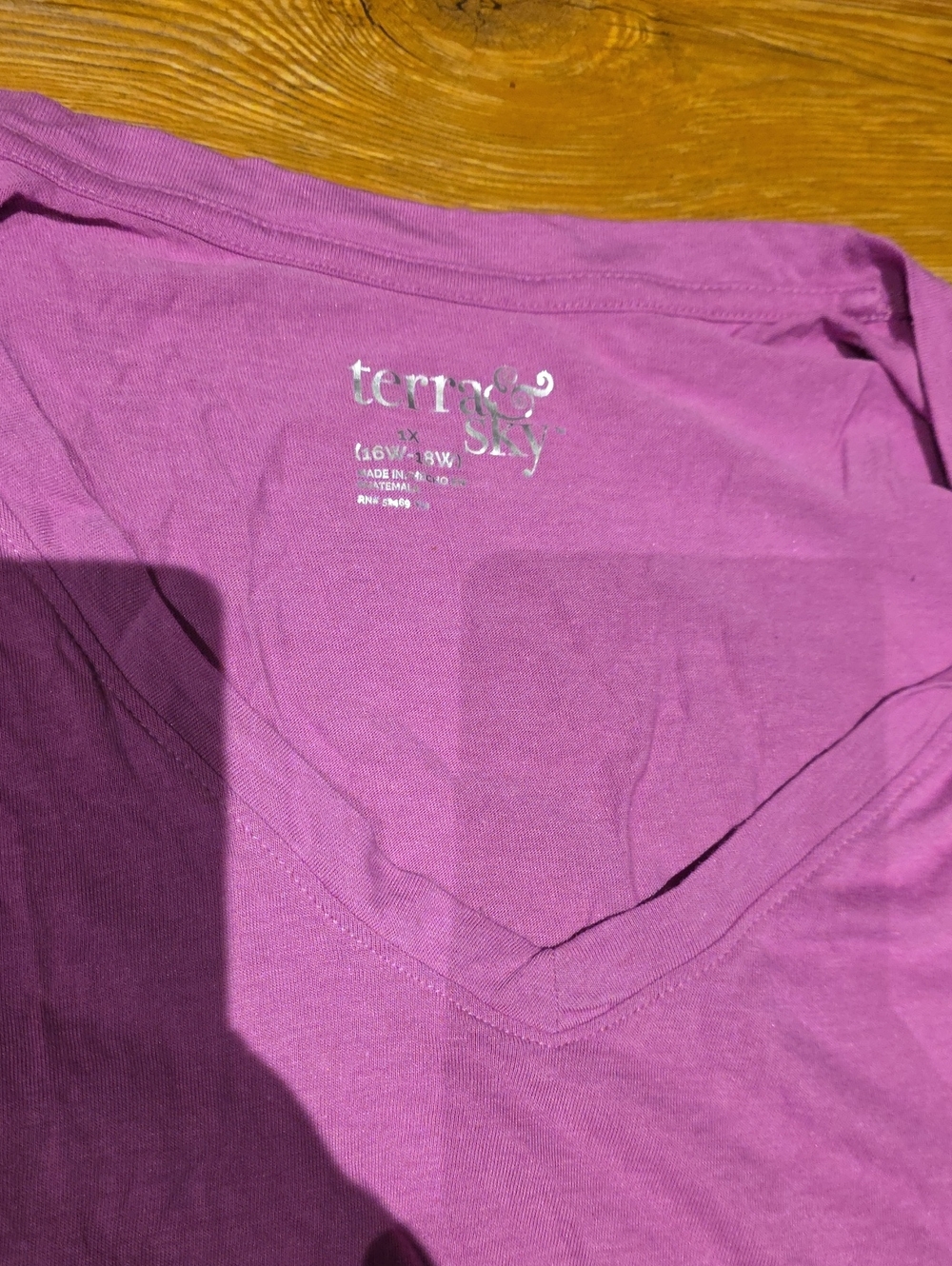 Purple Short Sleeve Top Trio - Patterned & Embroidered Styles - Picture 5 of 7